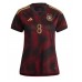 Tanie Strój piłkarski Niemcy Leon Goretzka #8 Koszulka Wyjazdowej dla damskie MŚ 2022 Krótkie Rękawy